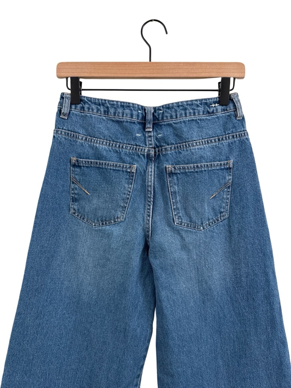 Habitual Denim Barrel Wide Leg High-Rise Jeans - Blue - Picture 6 of 14